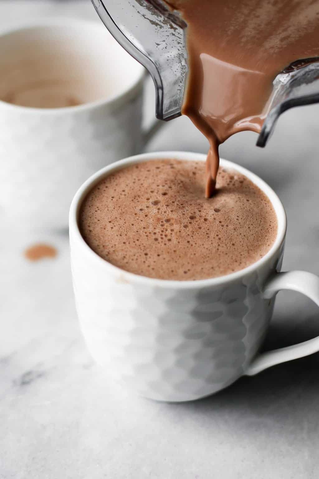 The Healthiest Peppermint Mocha Latte