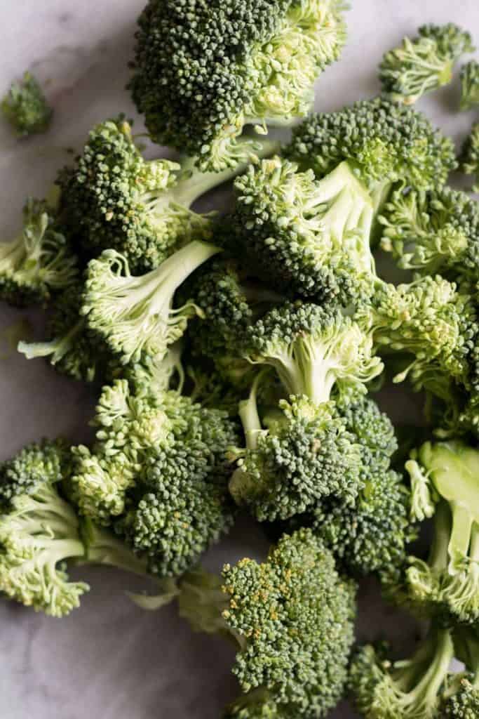 pile of broccoli florets
