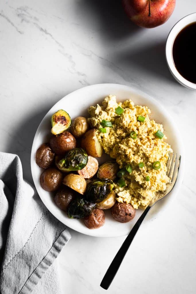 tofu scramble with potatoes