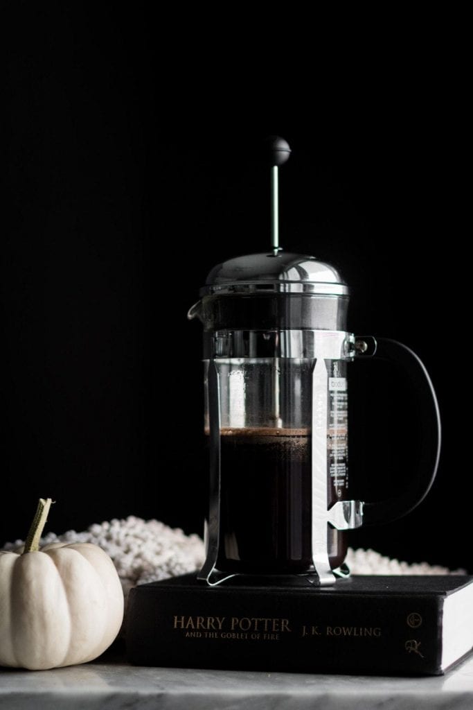 coffee in a french press