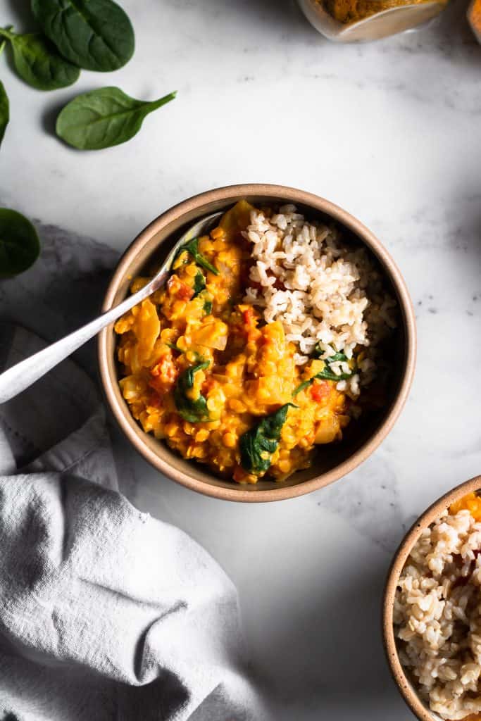 curry in bowl - freezer-friendly recipe