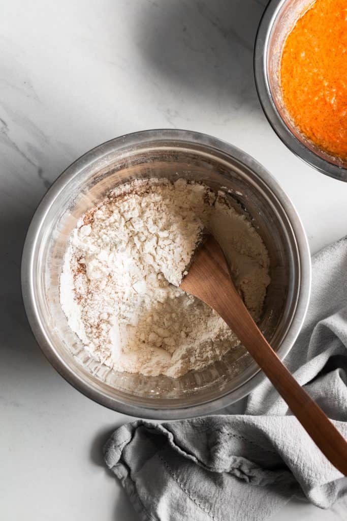 dry ingredients in a bowl