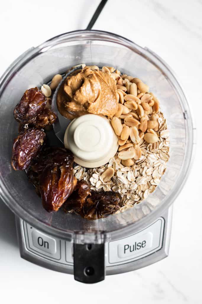 ingredients in a food processor