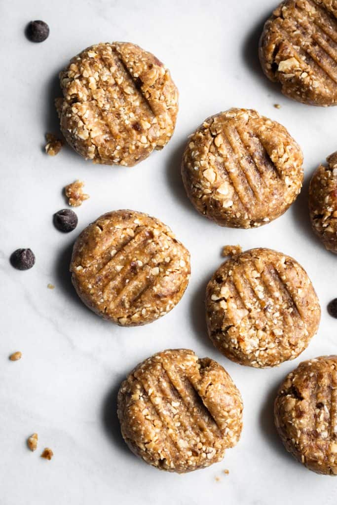 peanut butter cookies from the top