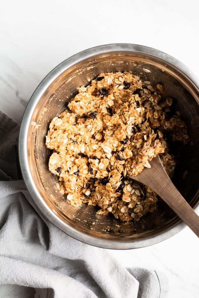 cookie mixture in a bowl