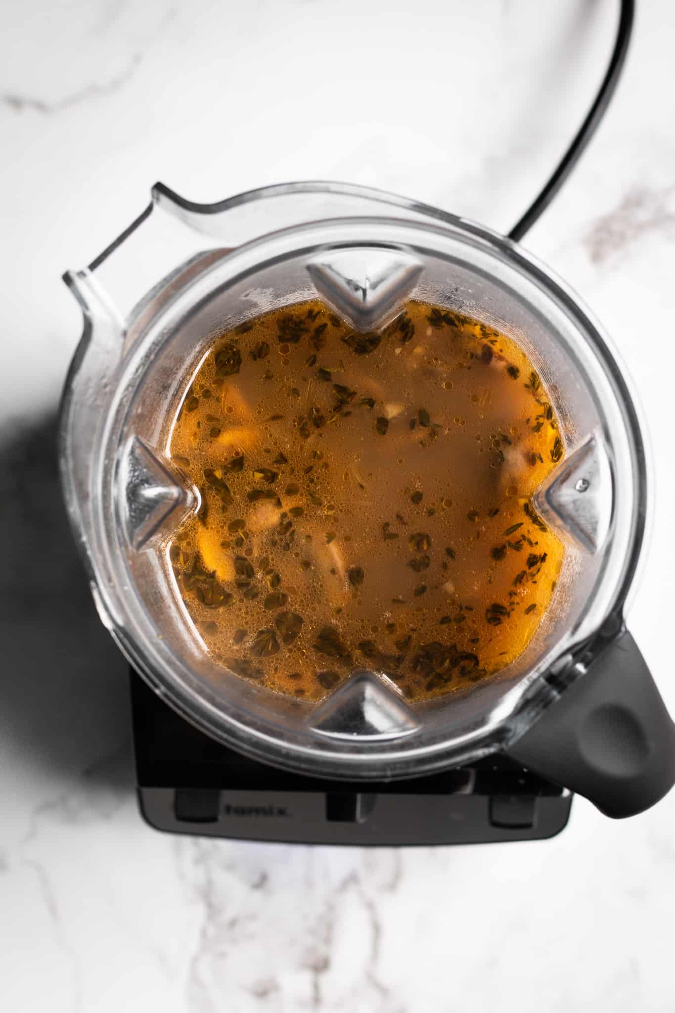 mushroom soup in the blender