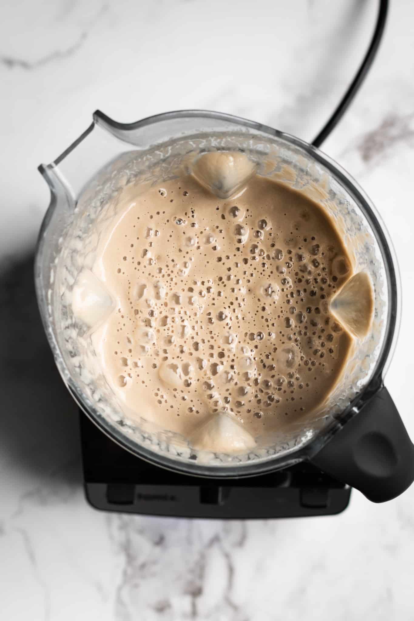 mushroom soup blended in blender