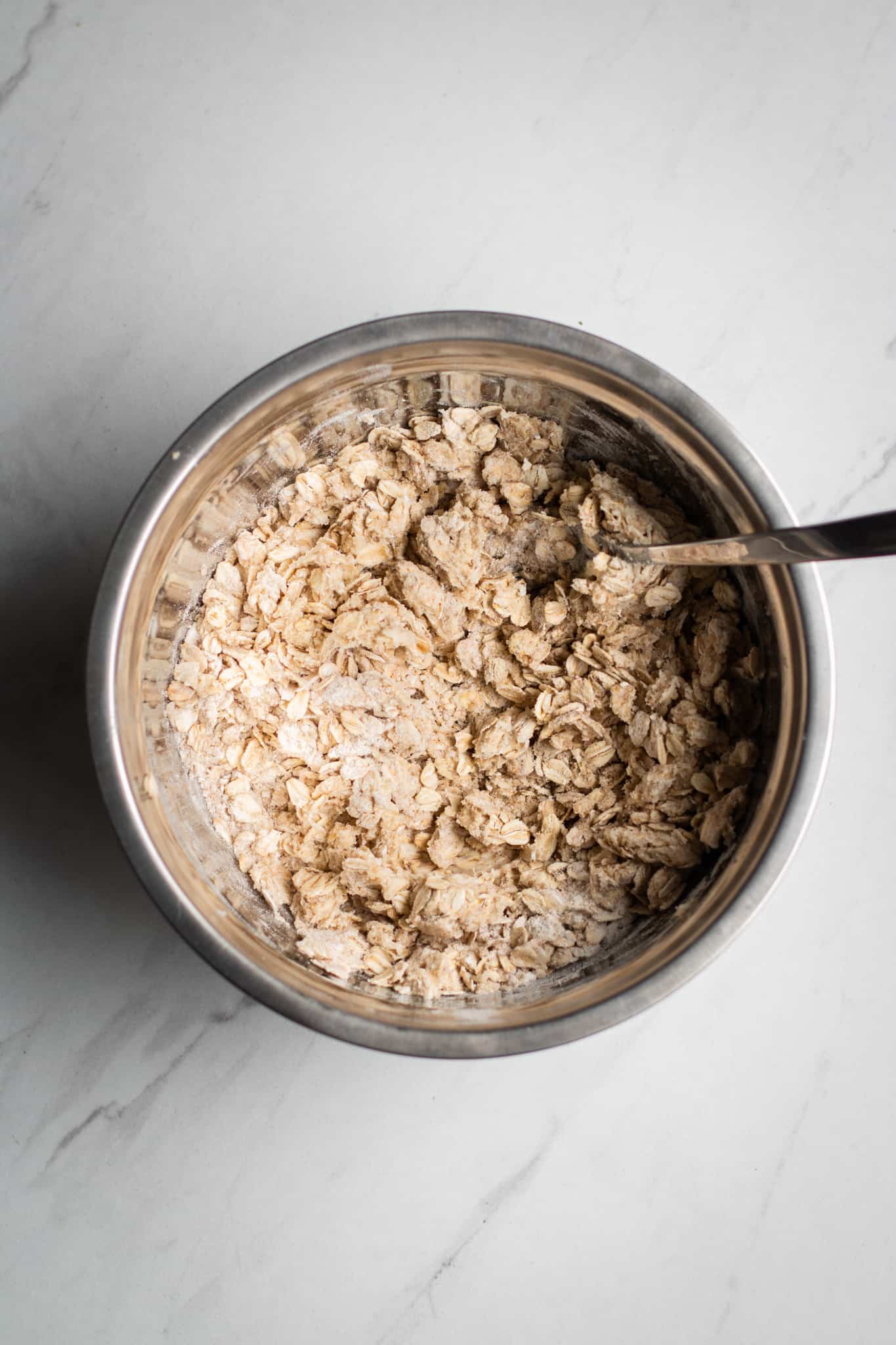 oatcake mixture in a bowl