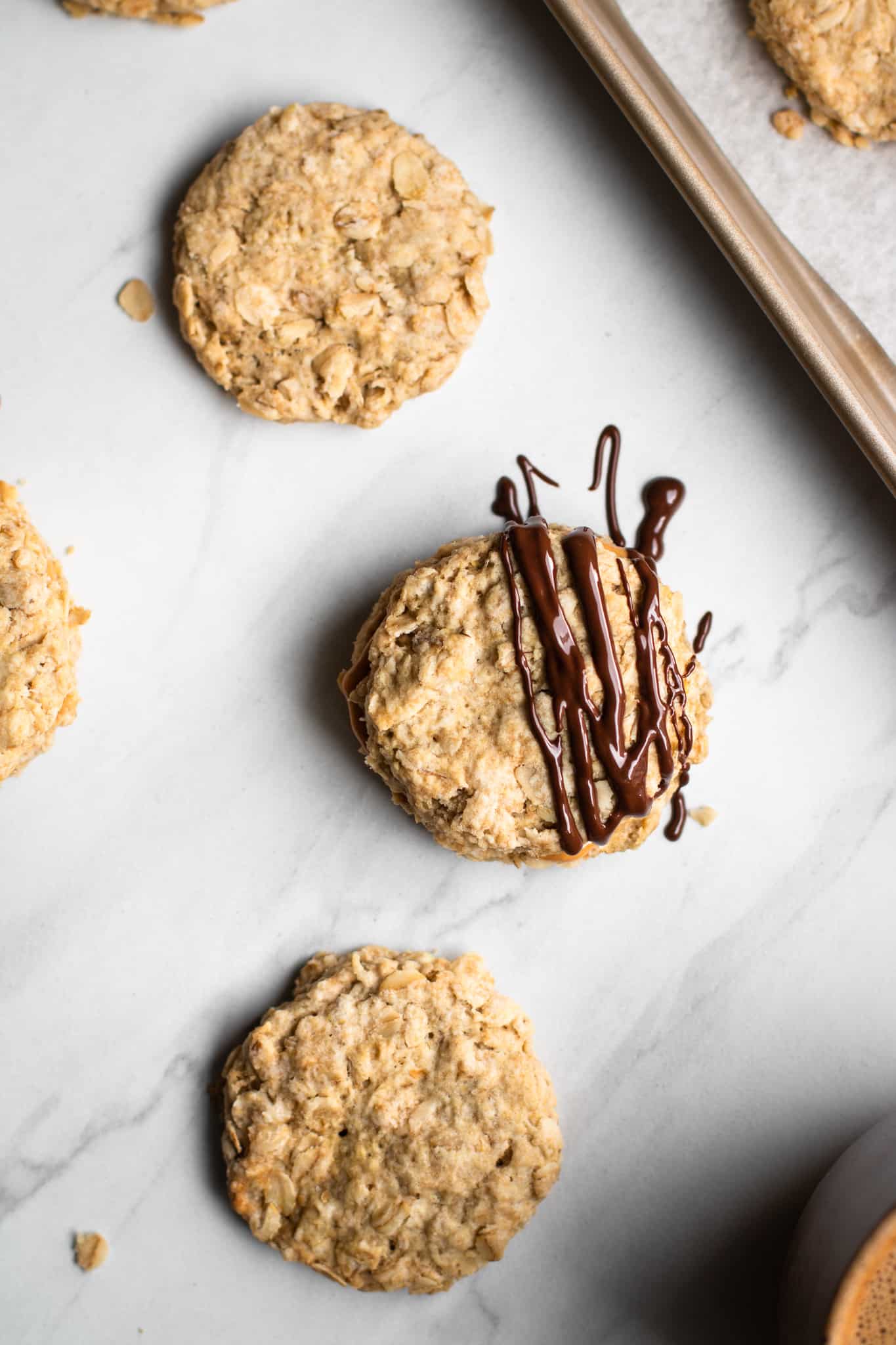 Chocolate Peanut Butter Oatcakes