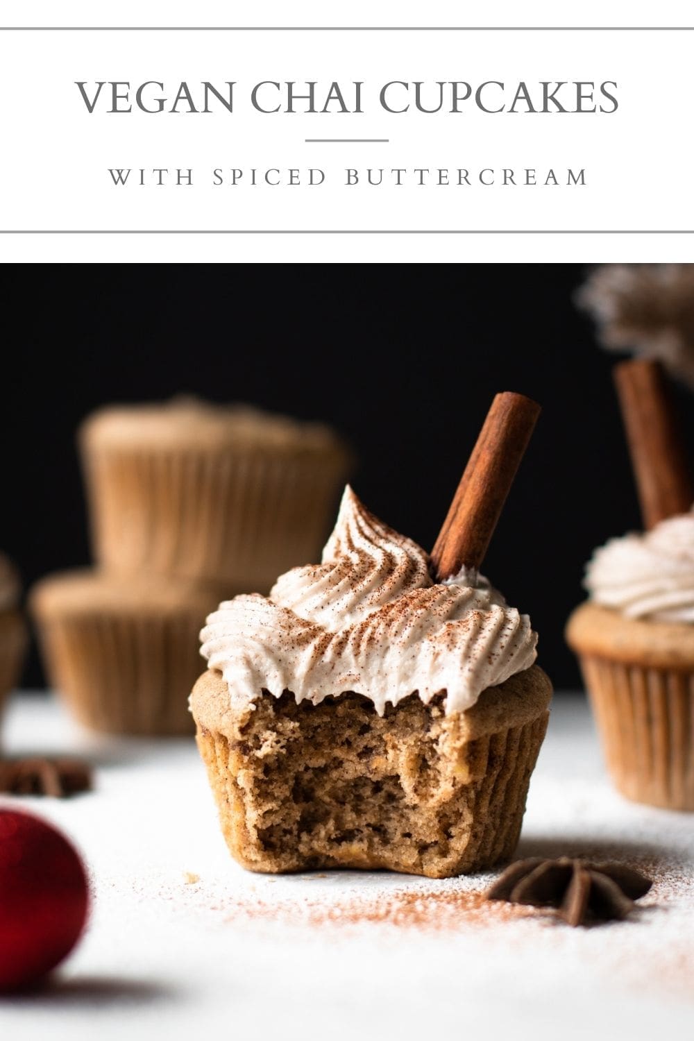 Vegan Chai Cupcakes Nourished by Caroline