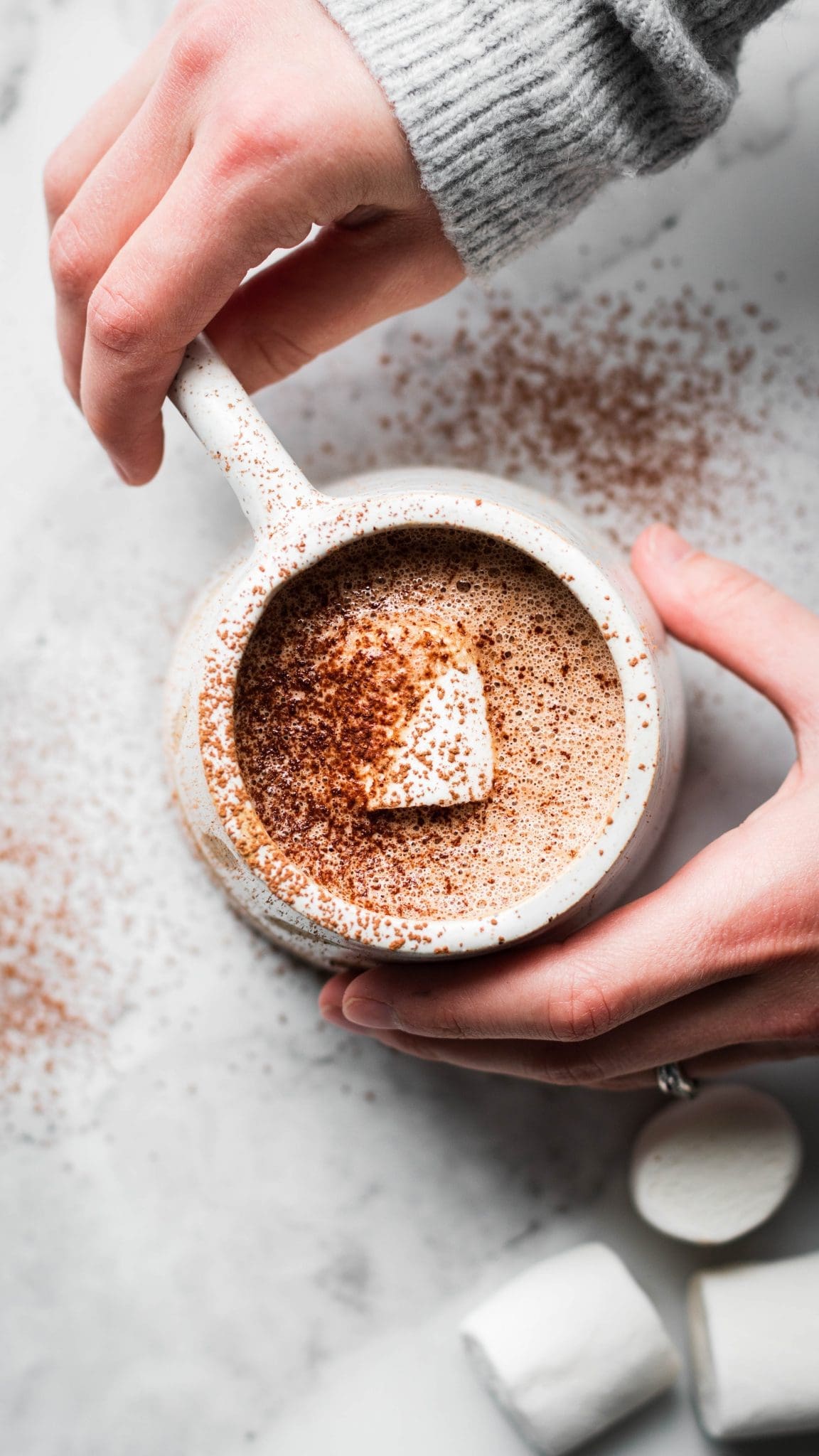 Vegan Peanut Butter Hot Cocoa Nourished by Caroline